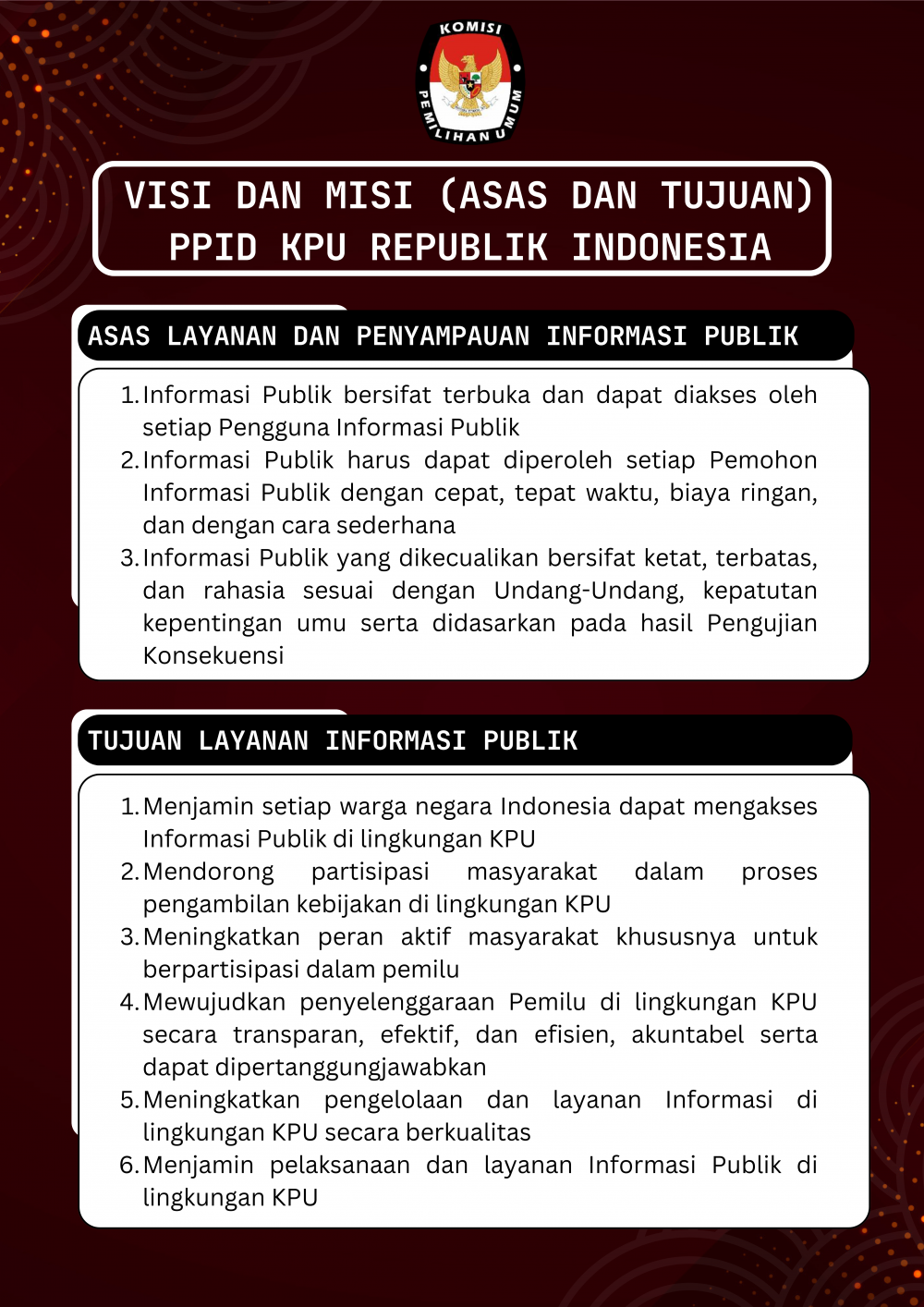 Visi & Misi PPID